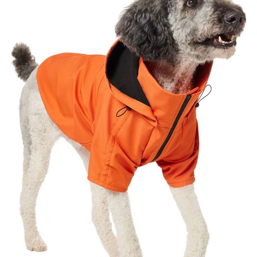 Frisco Bonded Wind & Water Resistant Dog/Cat Rain Coat w/Hood NEW XLarge
